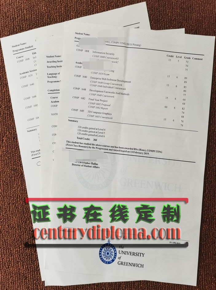 格林威治大学毕业证原版定制:留学梦的完美起点