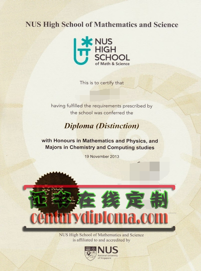 精仿新加坡国立大学附属数理中学文凭：通往名校之路