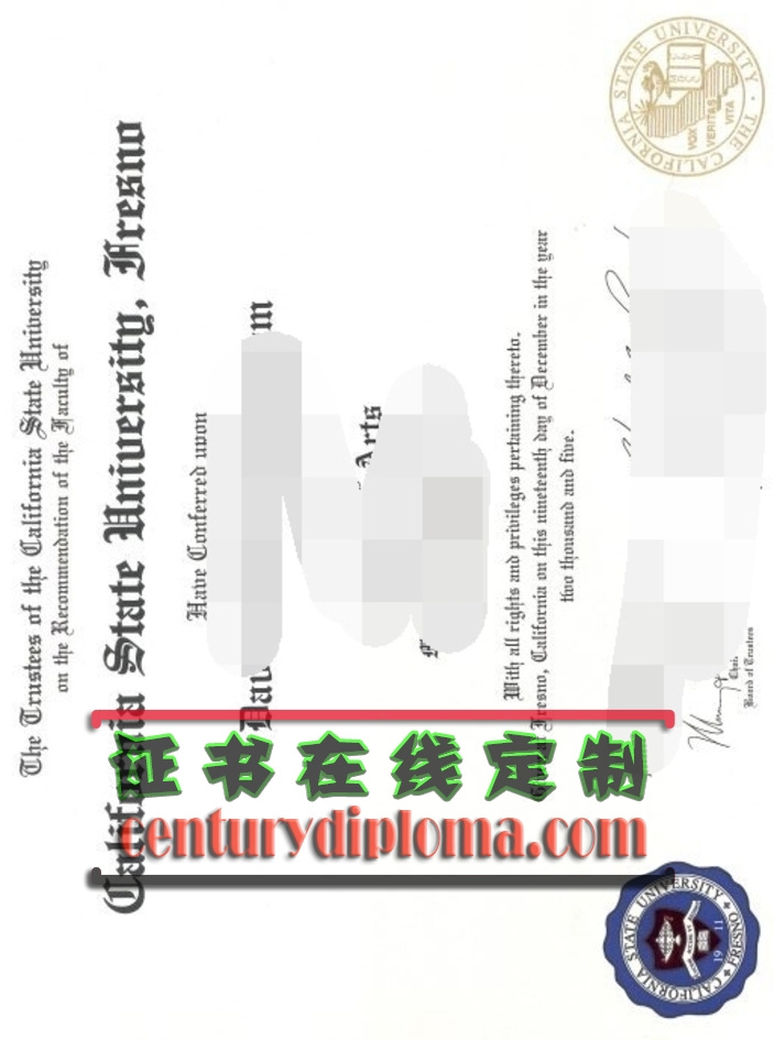 在线订购加州州立大学弗雷斯诺分校毕业证：轻松获取您的荣誉证明