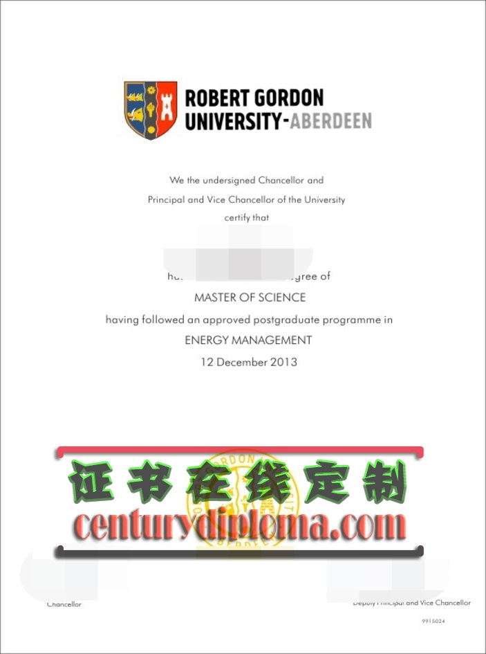 阿伯丁罗伯特戈登大学毕业证书订购全攻略